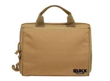 Soft Gun Cases American Tactical Imports Ready Series ATI DOUBLE PISTOL CASE TAN RUKX GEAR • Model: Ready Series